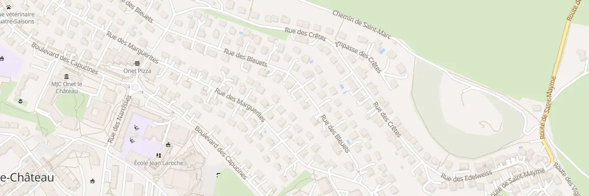 Plan du 44 Rue des Bleuets à Onet-le-Château