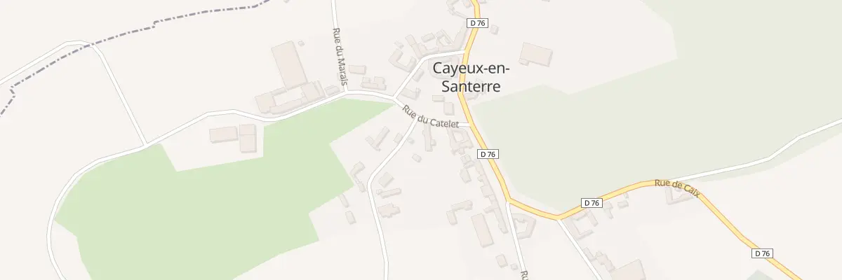 Plan du 3 Rue du Catelet à Cayeux-en-Santerre