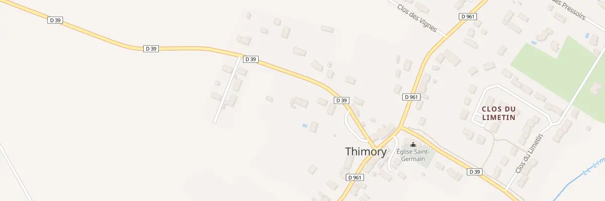 Plan du 17 Rte de Bellegarde à Thimory