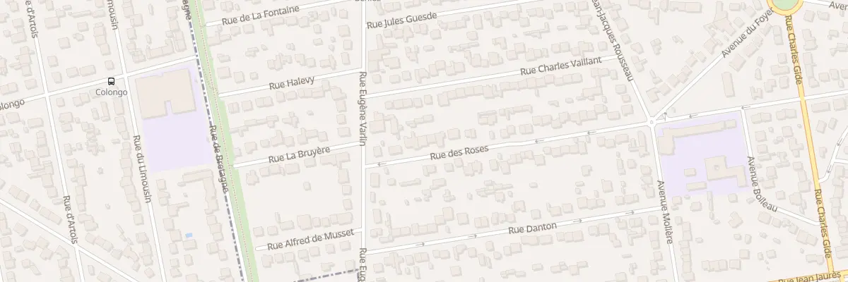 Plan du 46 Rue des Roses à Villeparisis