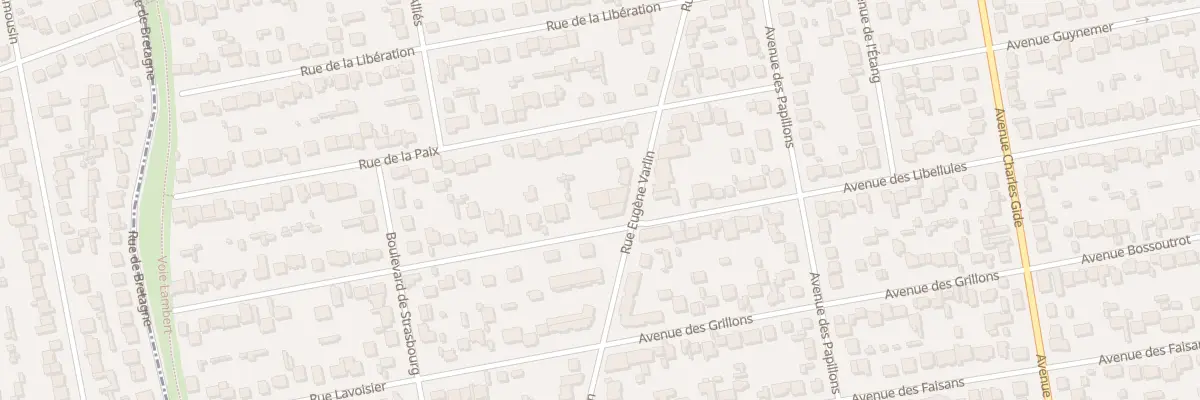 Plan du 81 Av Eugéne Varlin à Villeparisis