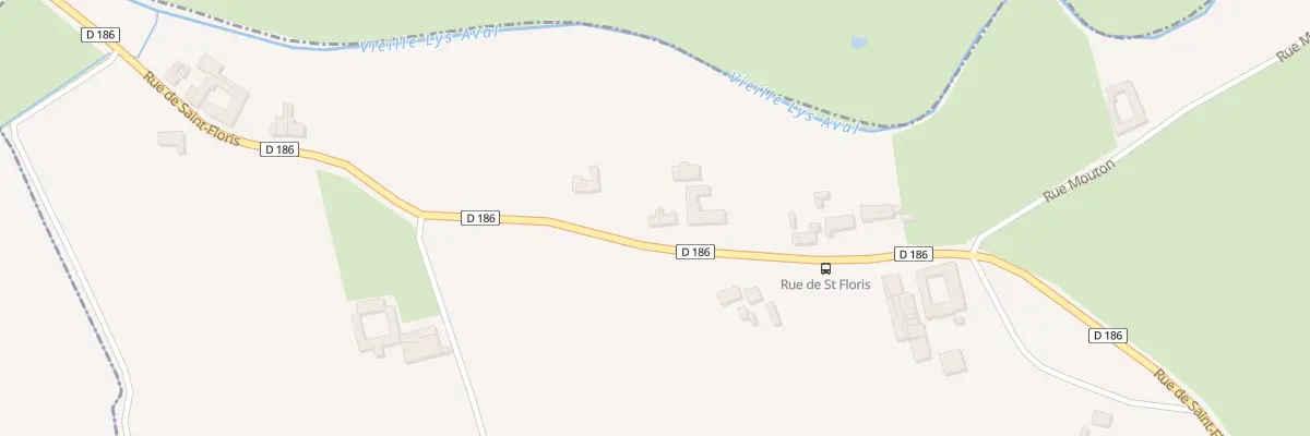 Plan du 862 Rue de Saint Floris à Calonne-sur-la-Lys