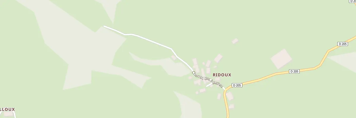 Plan du 5258 Ridoux à Saint-Étienne-de-Chomeil