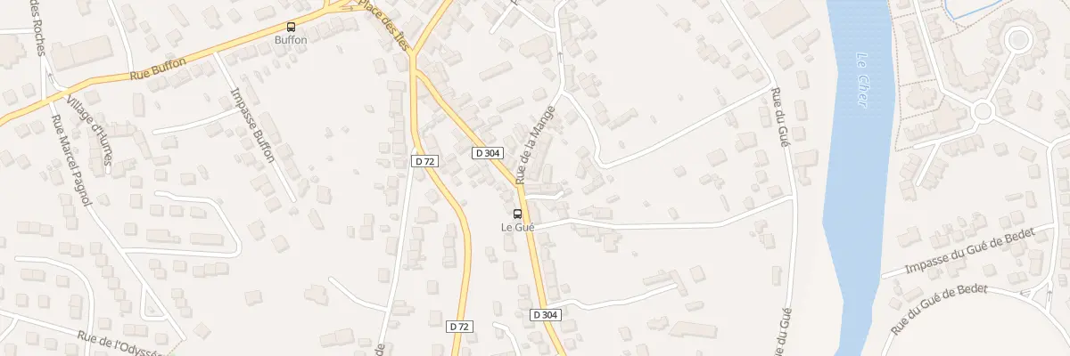 Plan du 59B Rue de la Mange à Montluçon