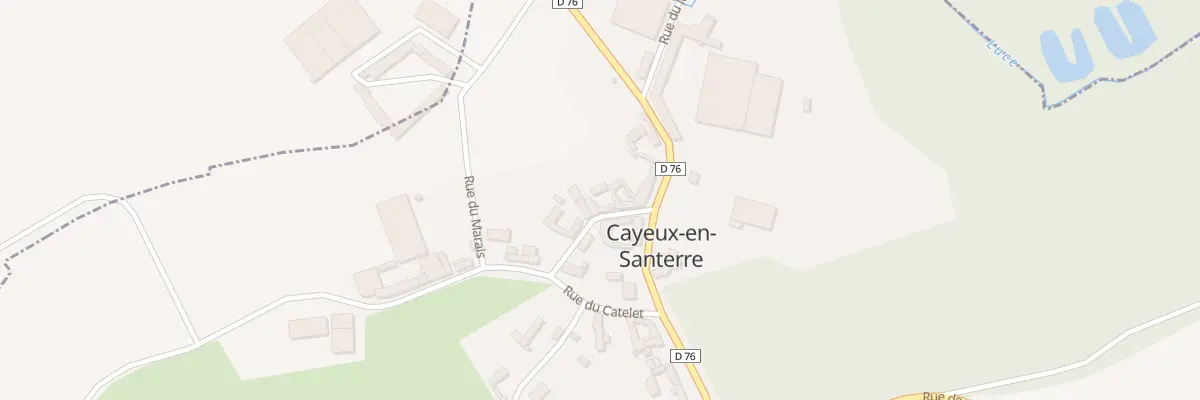 Plan du 6 Rue Saint Martin à Cayeux-en-Santerre