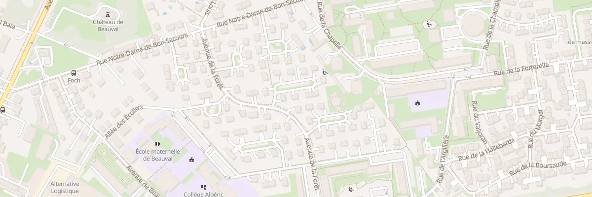 Plan du 4 Sq du Fond de l’Arche à Senlis