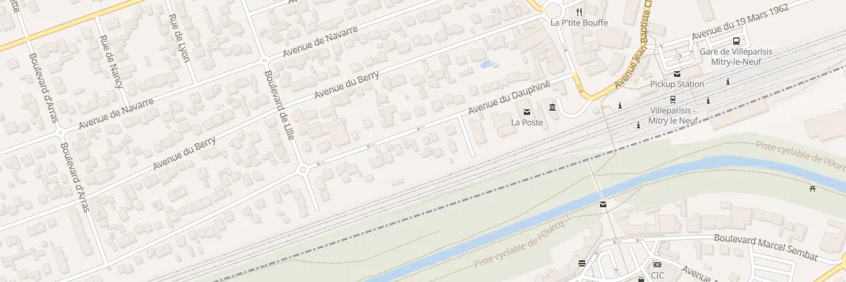 Plan du 5 Av du Dauphiné à Mitry-Mory