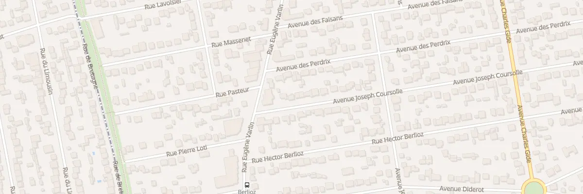 Plan du 92 Av Joseph Coursolle à Villeparisis