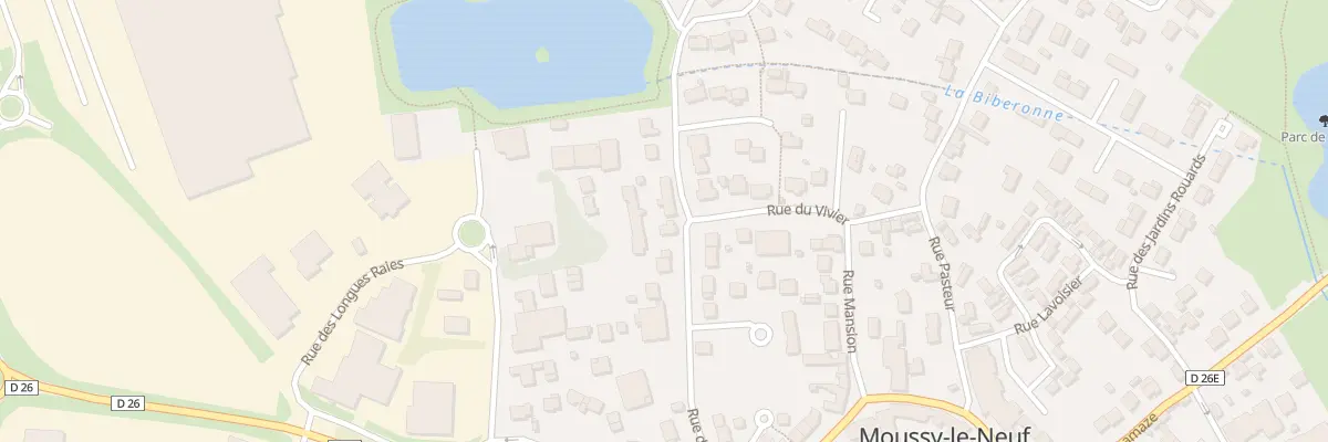 Plan du 26 Rue de Lampezard à Moussy-le-Neuf