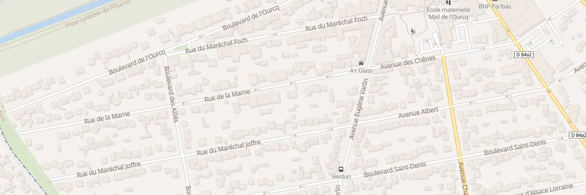 Plan du 11 Rue de la Marne à Villeparisis
