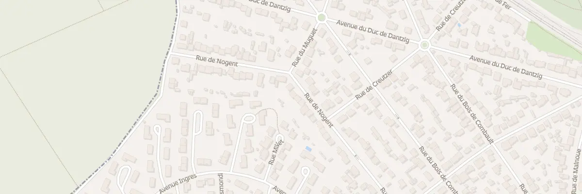 Plan du 101 Rue de Nogent à Pontault-Combault