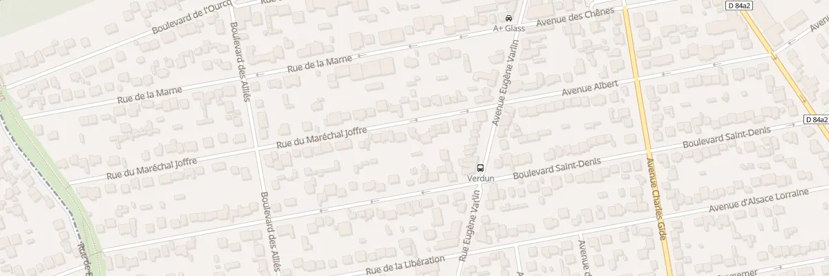 Plan du 7 Rue du Maréchal Joffre à Villeparisis