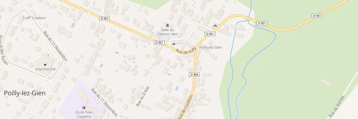 Plan du 21 Rue de Sully à Poilly-lez-Gien