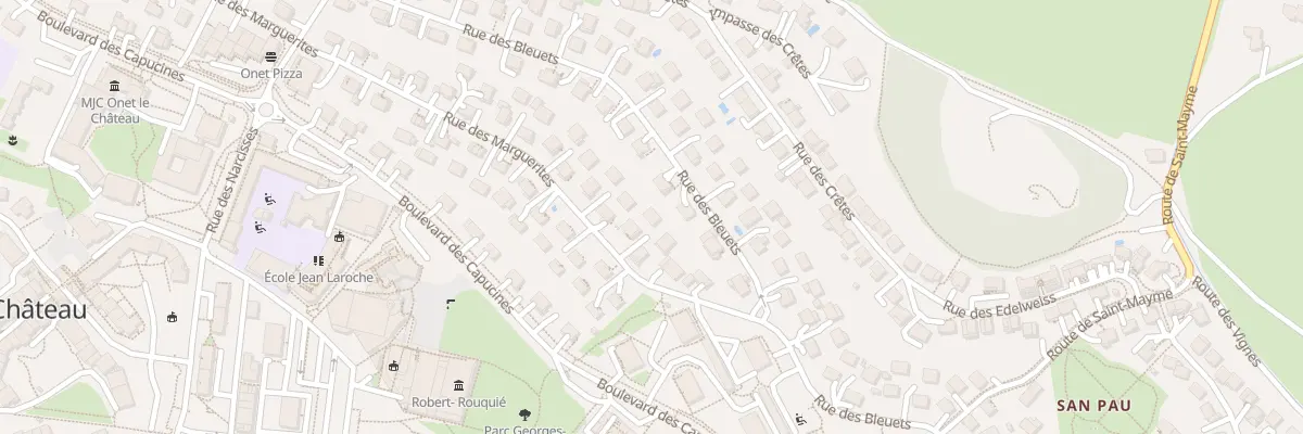 Plan du 77 Rue des Marguerites à Onet-le-Château