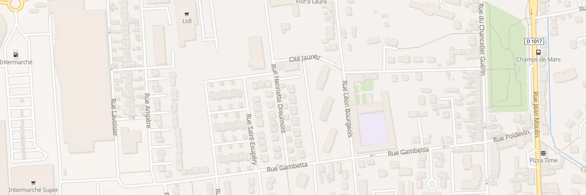 Plan du 23 Rue Henriette Dreumont à Pont-Sainte-Maxence