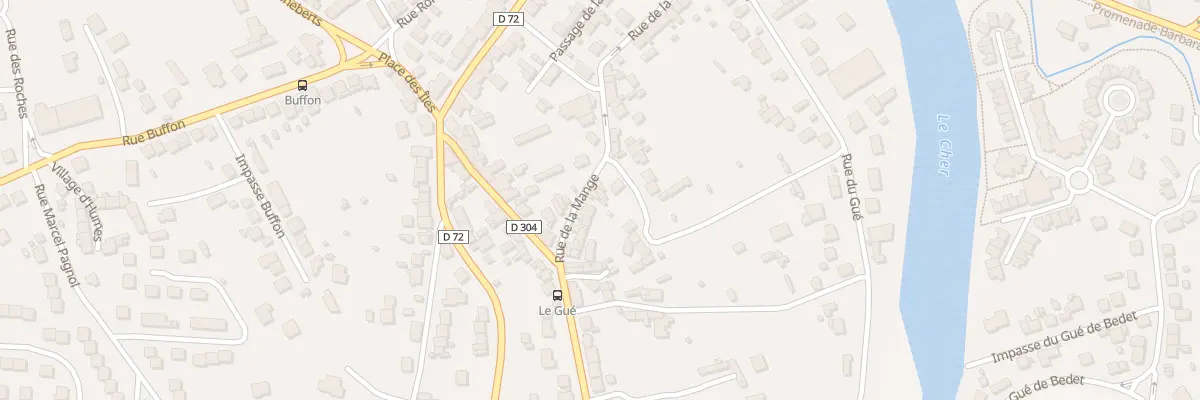 Plan du 45 Rue de la Mange à Montluçon
