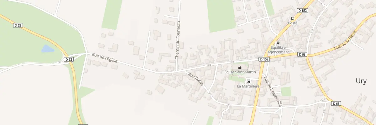 Plan du 36 Rue de l’Eglise à Ury
