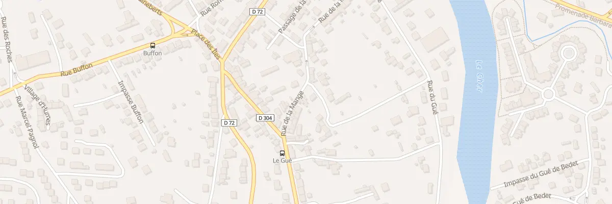 Plan du 43 Rue de la Mange à Montluçon