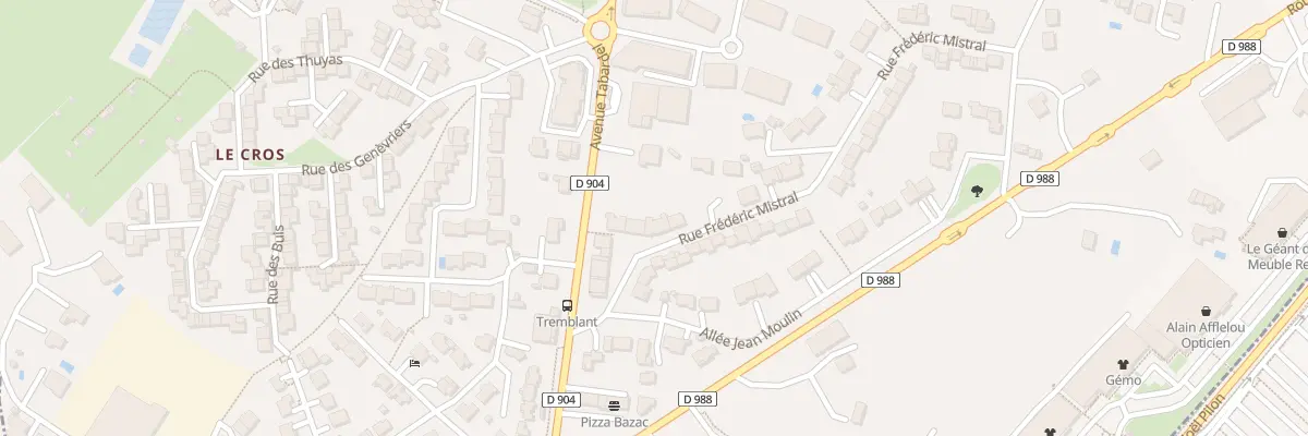 Plan du 9 Rue Frédéric Mistral à Sébazac-Concourès