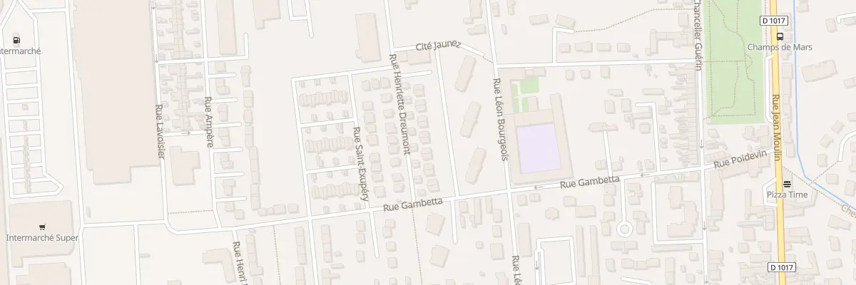 Plan du 13 Rue Henriette Dreumont à Pont-Sainte-Maxence