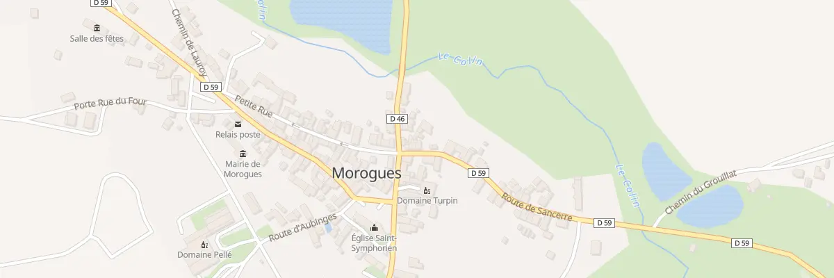 Plan du 62 Le Bourg à Morogues