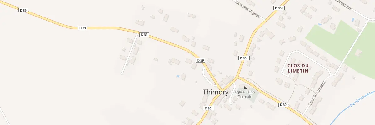 Plan du 15 Rte de Bellegarde à Thimory