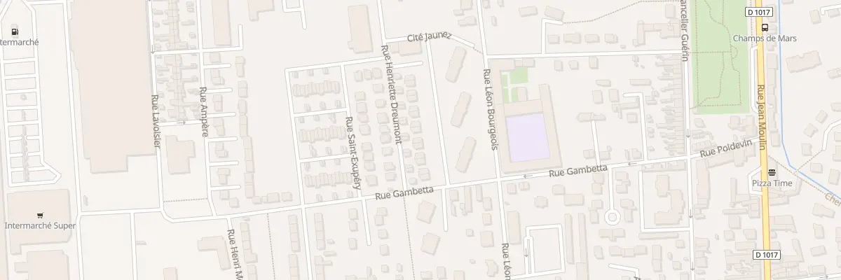 Plan du 11 Rue Henriette Dreumont à Pont-Sainte-Maxence