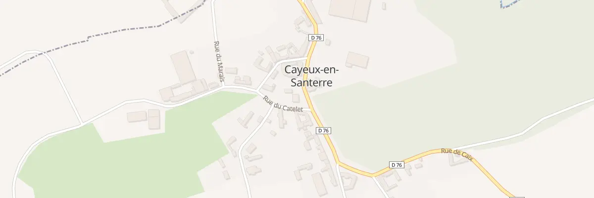Plan du 14 Gr Grande Rue à Cayeux-en-Santerre