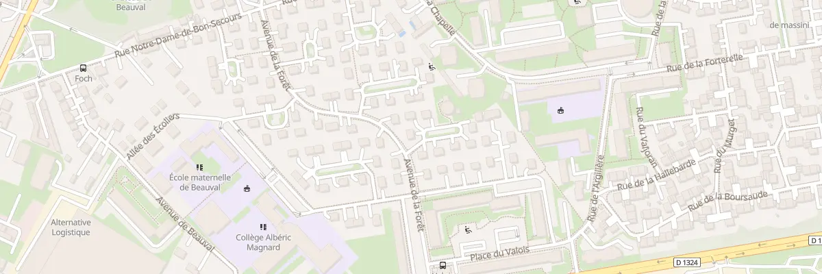 Plan du 1 Sq La Haute Champaigne à Senlis