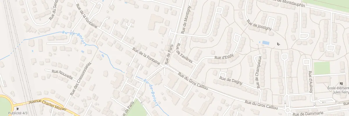 Plan du 6 Rue de Favières à Cesson