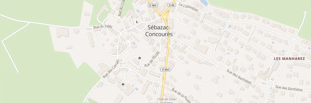 Plan du 2 Rue de l’Ecole à Sébazac-Concourès