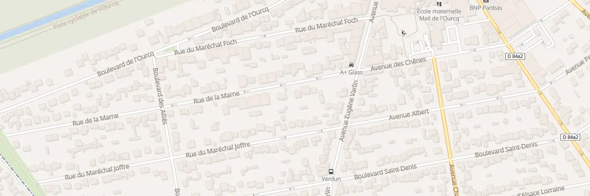 Plan du 9 Rue de la Marne à Villeparisis