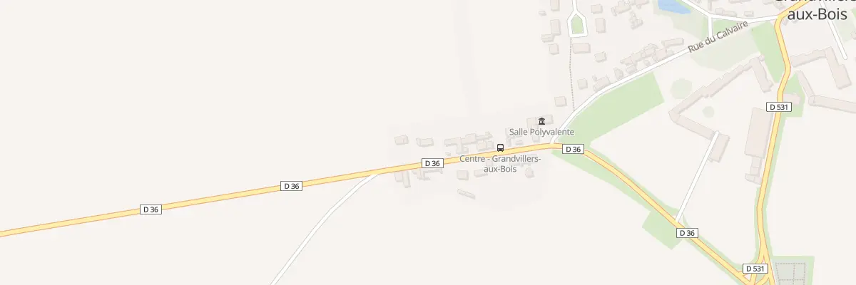 Plan du 13 Rue du Bois de Coupelle à Grandvillers-aux-Bois