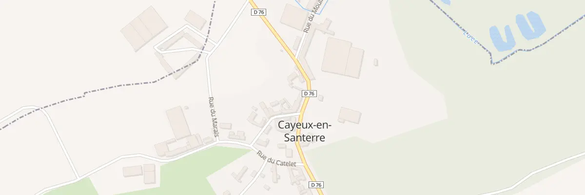 Plan du 8 Gr Grande Rue à Cayeux-en-Santerre