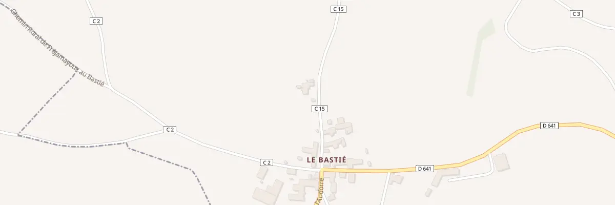 Plan du 5160 Le Bastie à Trémouilles