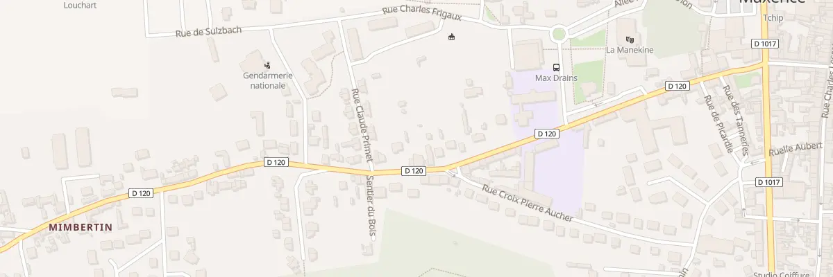 Plan du 38 Rue Louis Boilet à Pont-Sainte-Maxence