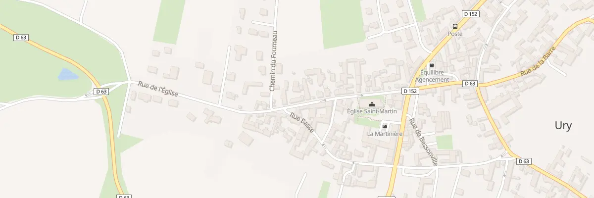Plan du 32 Rue de l’Eglise à Ury