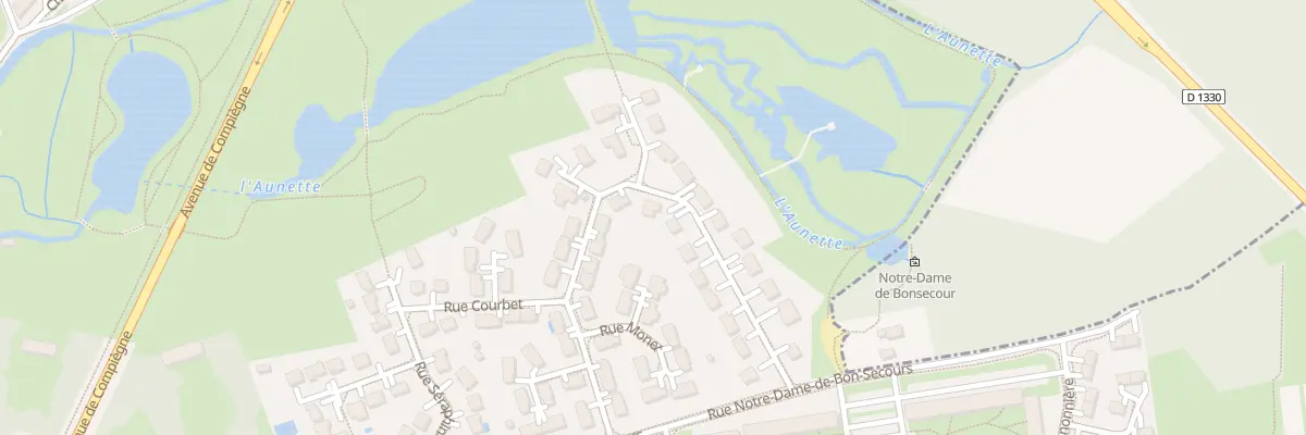 Plan du 15 Rue du Clos Nd de Bon Secours à Senlis