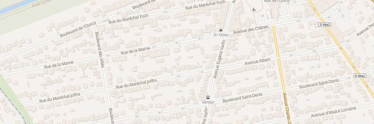 Plan du 10 Rue du Maréchal Joffre à Villeparisis