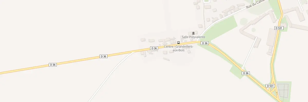 Plan du 12 Rue du Bois de Coupelle à Grandvillers-aux-Bois