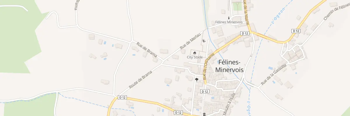 Plan du 2 Imp du Merlau à Félines-Minervois