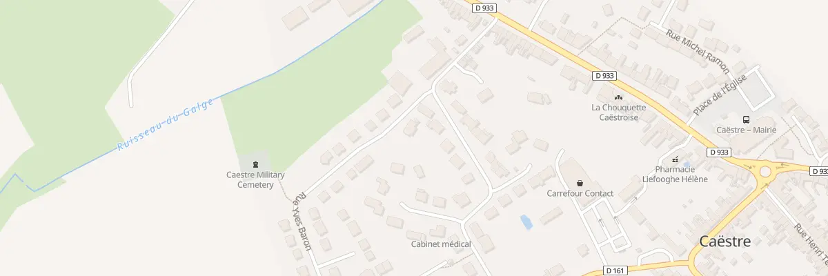 Plan du 491 Rue du Four à Briques à Caëstre