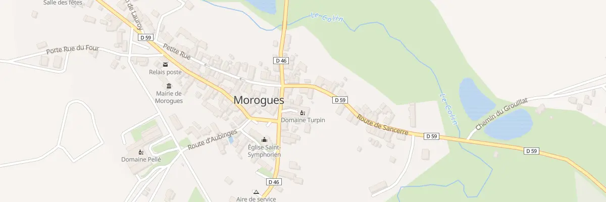 Plan du 4 Rte de Sancerre à Morogues