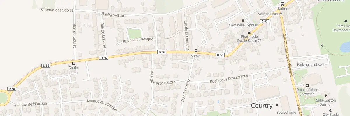 Plan du 79B Rue du Général de Gaulle à Courtry