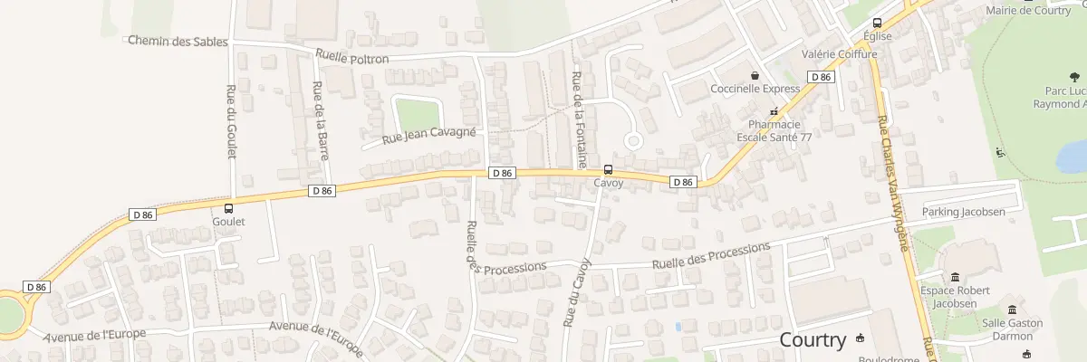 Plan du 81 Rue du Général de Gaulle à Courtry