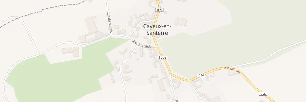 Plan du 1 Rue du Catelet à Cayeux-en-Santerre