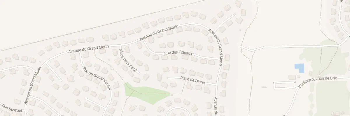 Plan du 10 Rue des Colverts à Lésigny