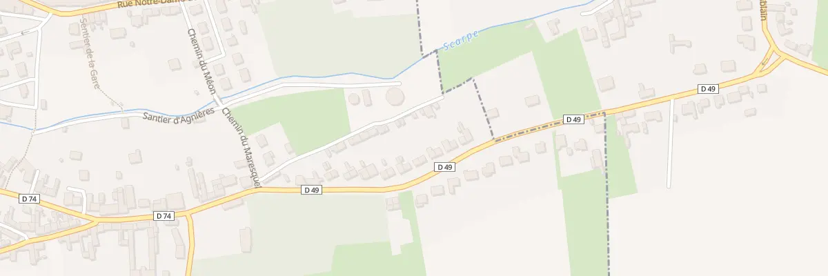 Plan du 41 Rue d’Agnières à Aubigny-en-Artois