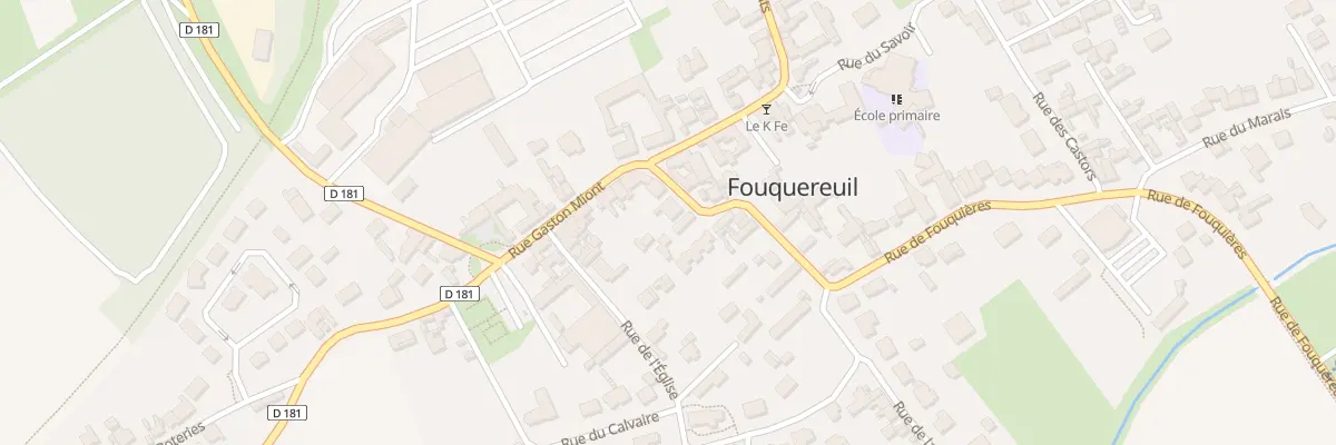 Plan du 2 Rue de Fouquières à Fouquereuil