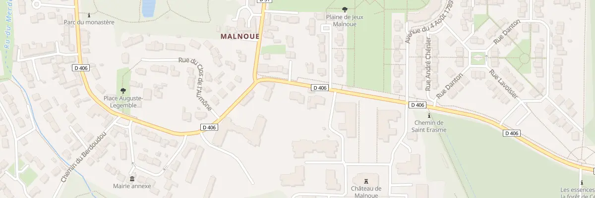 Plan de Bd du Clos de l’Aumone à Émerainville